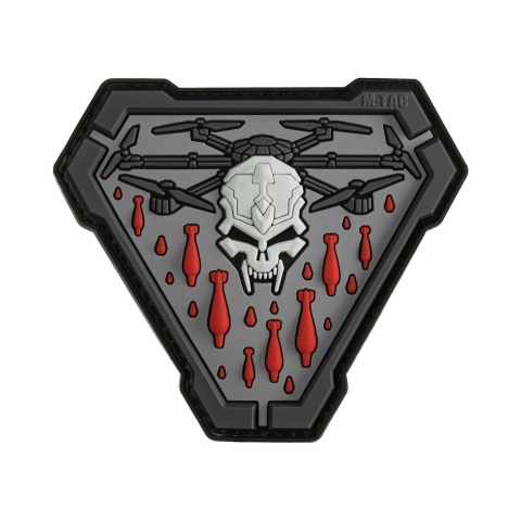 M-TAC Naszywka na rzep Vampir PVC Black Grey