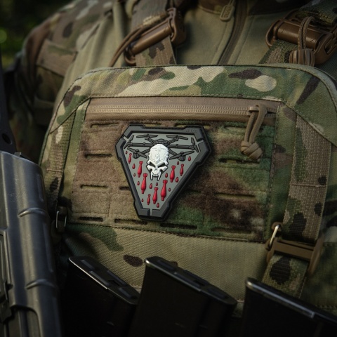 M-TAC Naszywka na rzep Vampir PVC Black Grey