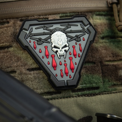 M-TAC Naszywka na rzep Vampir PVC Black Grey