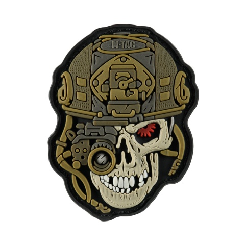 M-TAC Naszywka na rzep Worn To The Bone PVC Black Coyote