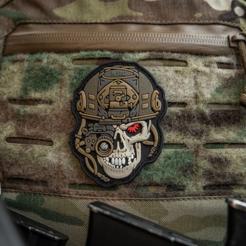 M-TAC Naszywka na rzep Worn To The Bone PVC Black Coyote