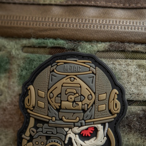 M-TAC Naszywka na rzep Worn To The Bone PVC Black Coyote