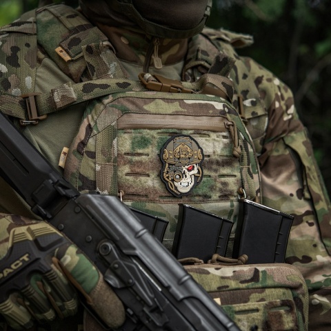 M-TAC Naszywka na rzep Worn To The Bone PVC Black Coyote