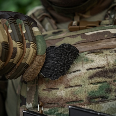 M-TAC Naszywka na rzep Worn To The Bone PVC Black Coyote