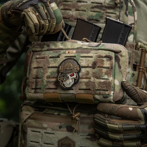 M-TAC Naszywka na rzep Worn To The Bone PVC Black Coyote