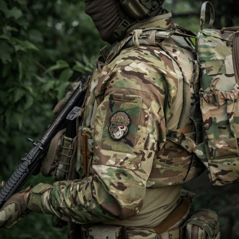 M-TAC Naszywka na rzep Worn To The Bone PVC Black Coyote