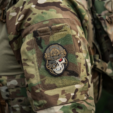 M-TAC Naszywka na rzep Worn To The Bone PVC Black Coyote