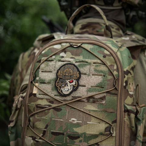 M-TAC Naszywka na rzep Worn To The Bone PVC Black Coyote