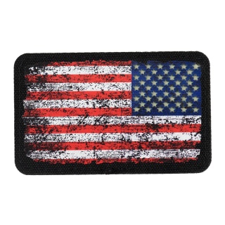 M-TAC Naszywka na rzep Flaga USA Rewers Retro 80x50 mm Black GID