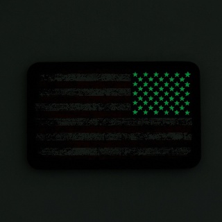 M-TAC Naszywka na rzep Flaga USA Rewers Retro 80x50 mm Black GID