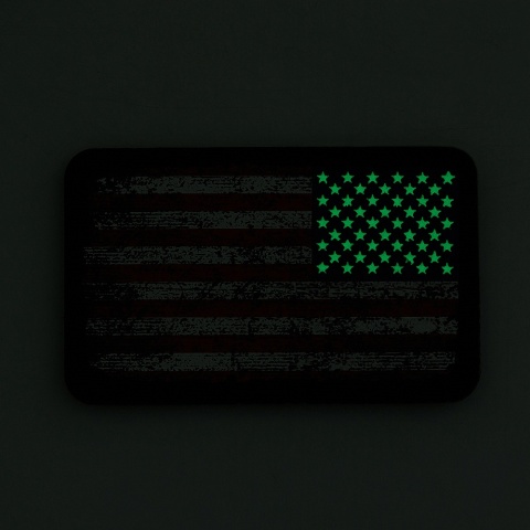 M-TAC Naszywka na rzep Flaga USA Rewers Retro 80x50 mm Black GID