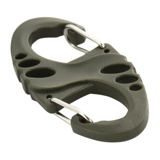 M-TAC Dwustronny karabińczyk typu S-Hook plastikowy Olive