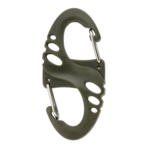 M-TAC Dwustronny karabińczyk typu S-Hook plastikowy Olive