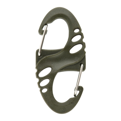 M-TAC Dwustronny karabińczyk typu S-Hook plastikowy Olive