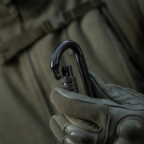 M-TAC Karabińczyk stalowy 10 cm Black