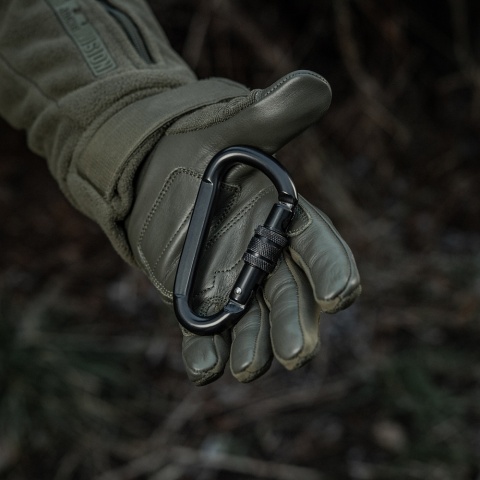 M-TAC Karabińczyk stalowy 10 cm Black