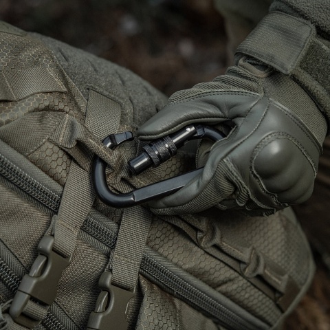 M-TAC Karabińczyk stalowy 10 cm Black