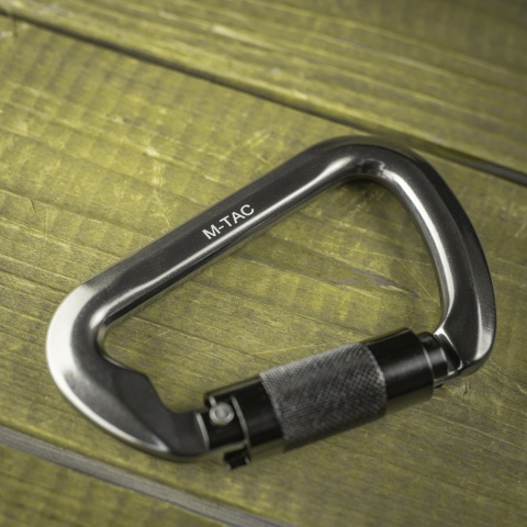 M-TAC Karabińczyk 10 cm Key Lock Grey