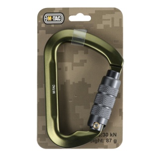 M-TAC Karabińczyk 10 cm Keylock z blokadą bagnetową Army Green