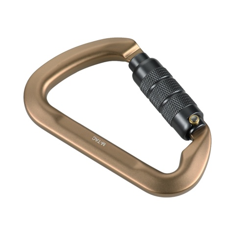 M-TAC Karabińczyk 10 cm Keylock z blokadą bagnetową Khaki