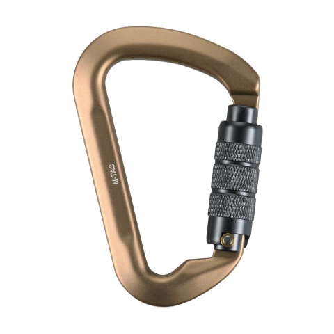 M-TAC Karabińczyk 10 cm Keylock z blokadą bagnetową Khaki