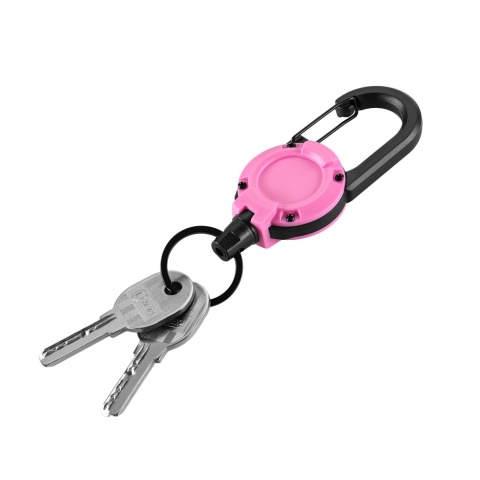 M-TAC Karabińczyk z linką na klucze Pink
