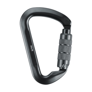 M-TAC Karabińczyk 10 cm Keylock z blokadą bagnetową Grey