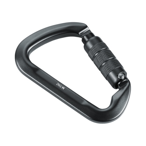 M-TAC Karabińczyk 10 cm Keylock z blokadą bagnetową Grey