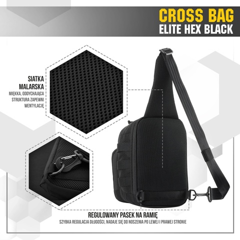 M-TAC Torba Cross Bag Elite Hex Black