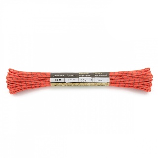 M-TAC Paracord Minicord 15m Reflective Safety Orange