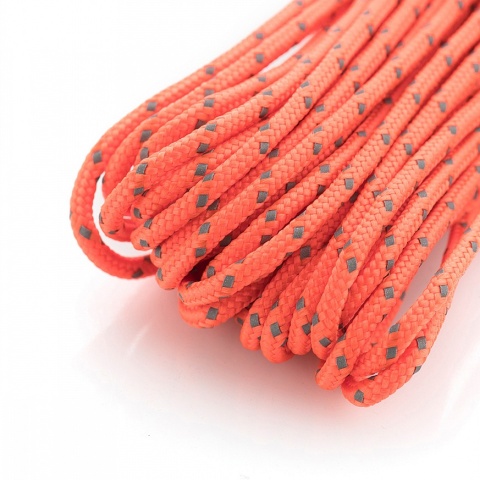 M-TAC Paracord Minicord 15m Reflective Safety Orange