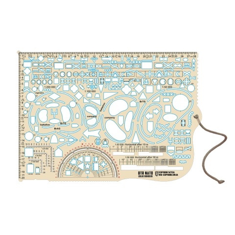 M-TAC Linijka taktyczna Ecopybook NATO 294 x 203 mm Niebieska