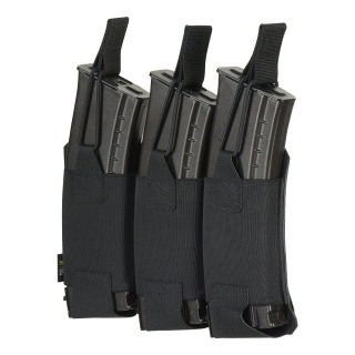 M-TAC Elastyczna Ładownica na 3 Magazynki Elite Laser Cut Black