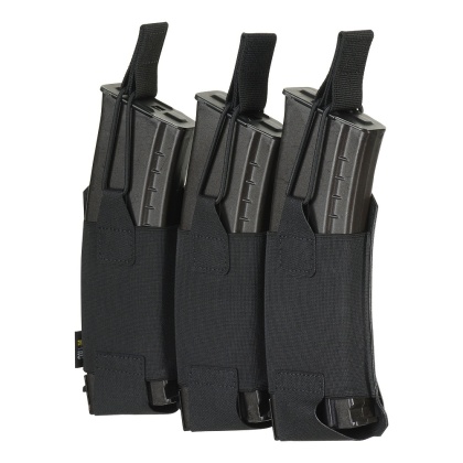 M-TAC Elastyczna Ładownica na 3 Magazynki Elite Laser Cut Black