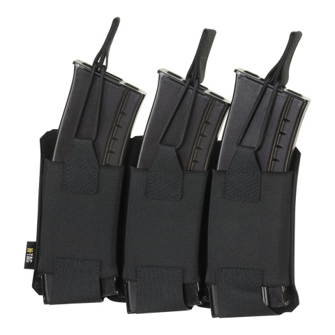 M-TAC Elastyczna Ładownica na 3 Magazynki Elite Laser Cut Black