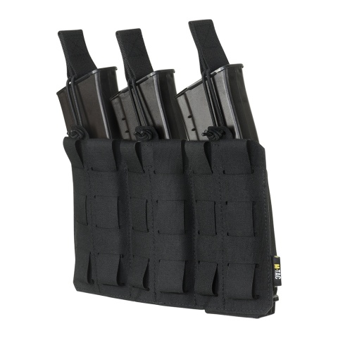 M-TAC Elastyczna Ładownica na 3 Magazynki Elite Laser Cut Black