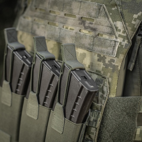 M-TAC Elastyczna Ładownica na 3 Magazynki Elite Laser Cut Ranger Green