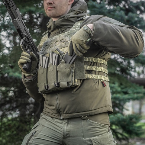 M-TAC Elastyczna Ładownica na 3 Magazynki Elite Laser Cut Ranger Green