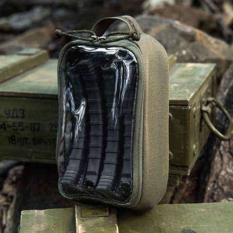 M-TAC Organizer Przezroczysty Ergonomiczny Elite Small 22x14 cm Ranger Green