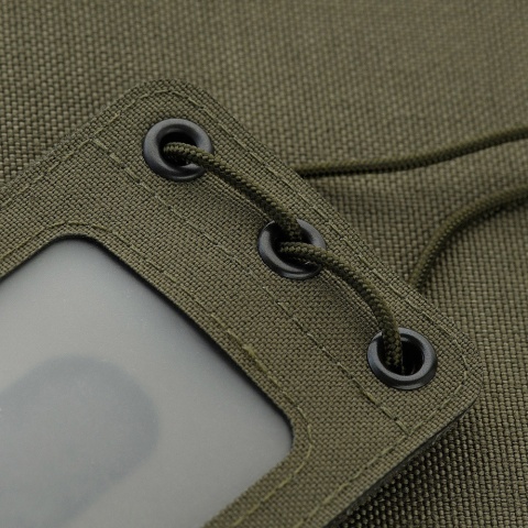 M-TAC Pokrowiec na identyfikator z przezroczystym panelem Ranger Green
