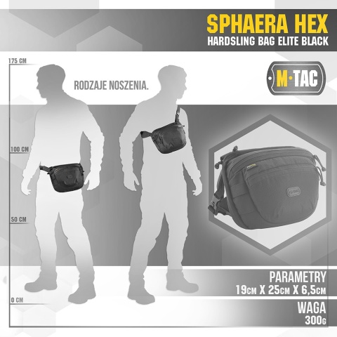 M-TAC Torba Sphaera Hex Hardsling Bag Elite Black