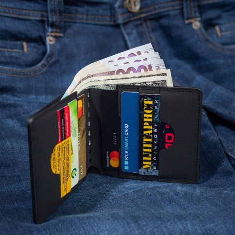 M-TAC Portfel Slim Elite Black