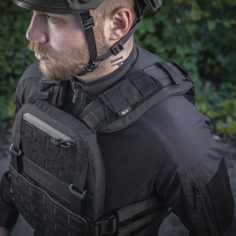 M-TAC Nakładka naramienna na kamizelkę Cuirass QRS Black