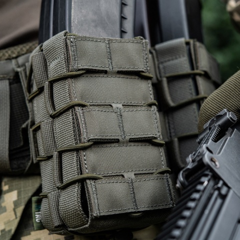 M-TAC Ładownica do AK/AR Otwarta Podwójna Laser Cut Ranger Green