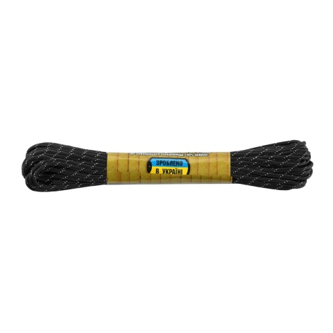 M-TAC Paracord 475 15m Black Reflective