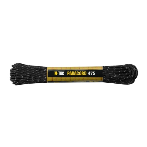 M-TAC Paracord 475 15m Black Reflective