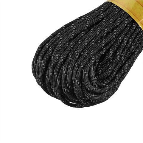 M-TAC Paracord 475 30m Black Reflective