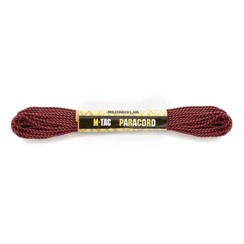 M-TAC Paracord Minicord 15m Black Red