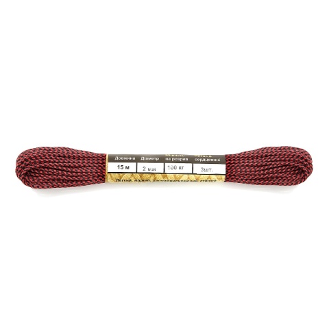 M-TAC Paracord Minicord 15m Black Red