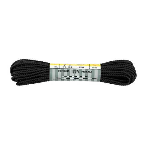 M-TAC Paracord Shock Cord 3 mm 15m Dragon Skin Black